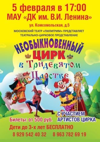 Необыкновенный цирк в Тридевятом Царстве