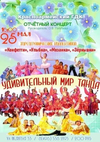УДИВИТЕЛЬНЫЙ МИР ТАНЦА