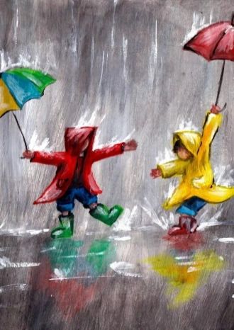 Во время дождя