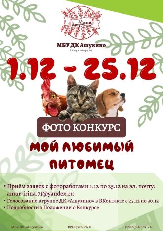 Мой любимый питомец