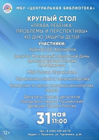 Права ребёнка: проблемы и перспективы