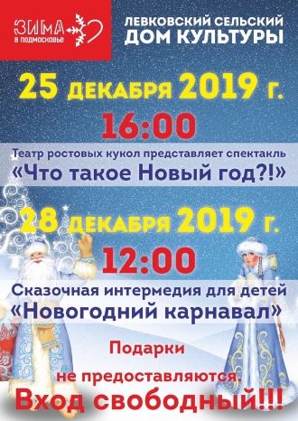 Новогодний карнавал