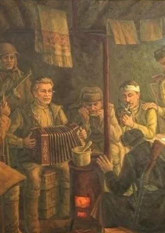 Бьется в тесной печурке огонь