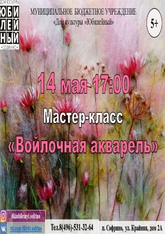 Войлочная акварель