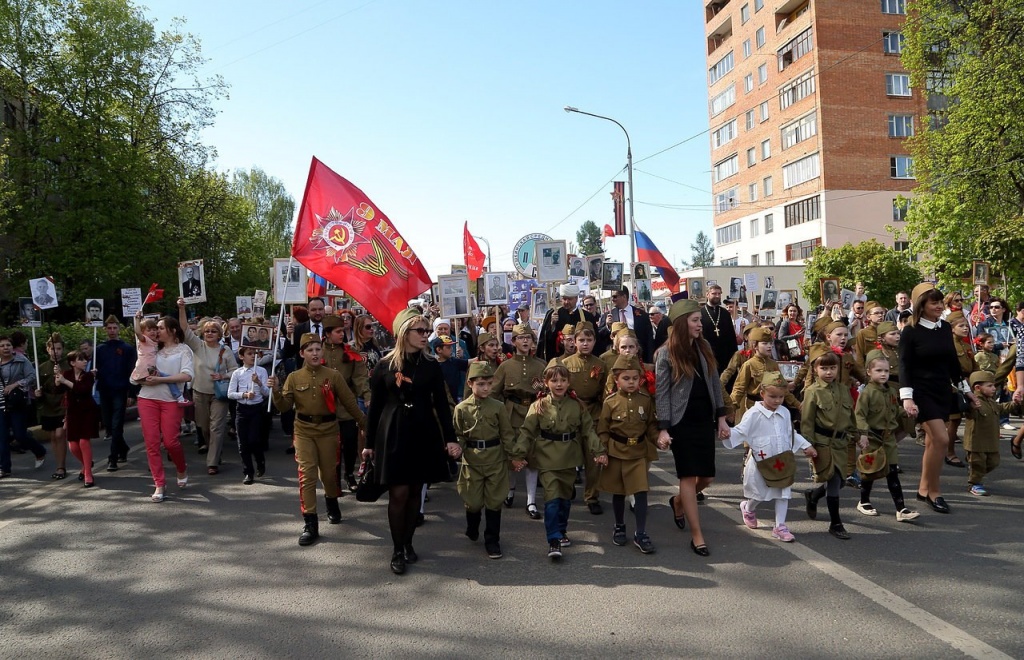 БЕССМЕРТНЫЙ ПОЛК в Пушкино