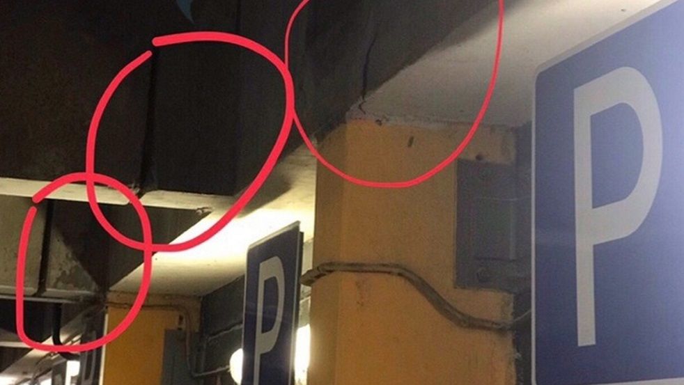 Подземный паркинг в "Глобус Щелково" Подземный паркинг в "Глобус Щелково"