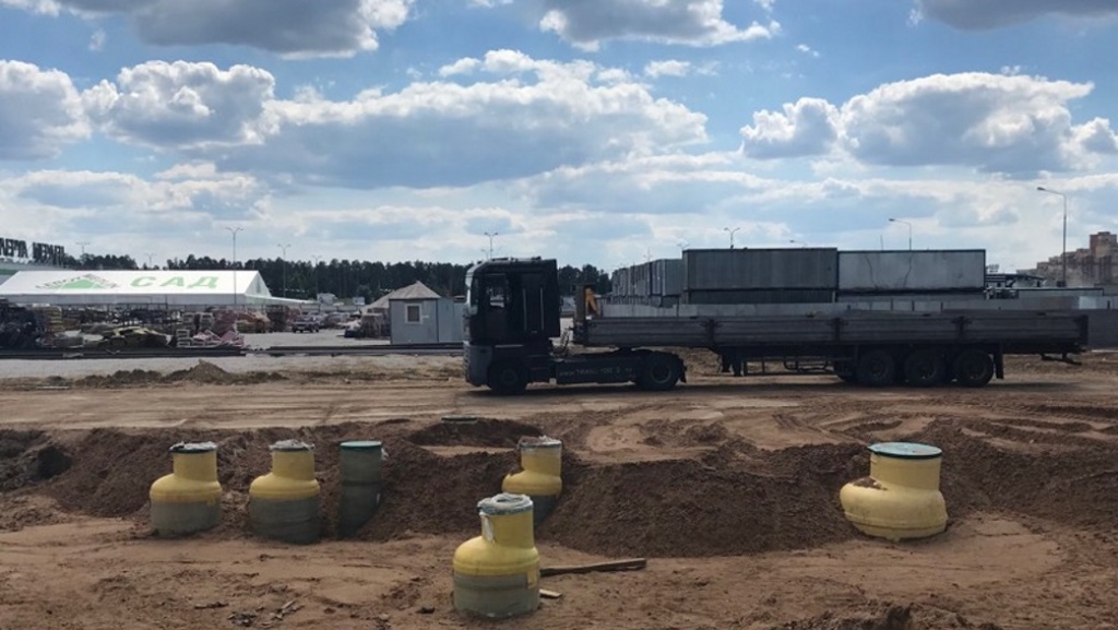 Строительство ТРЦ "Пушкино-парк" Строительство ТРЦ "Пушкино-парк"