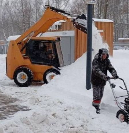 Более 60 тыс. кубометров снега убрали в шести парках Пушкинского округа